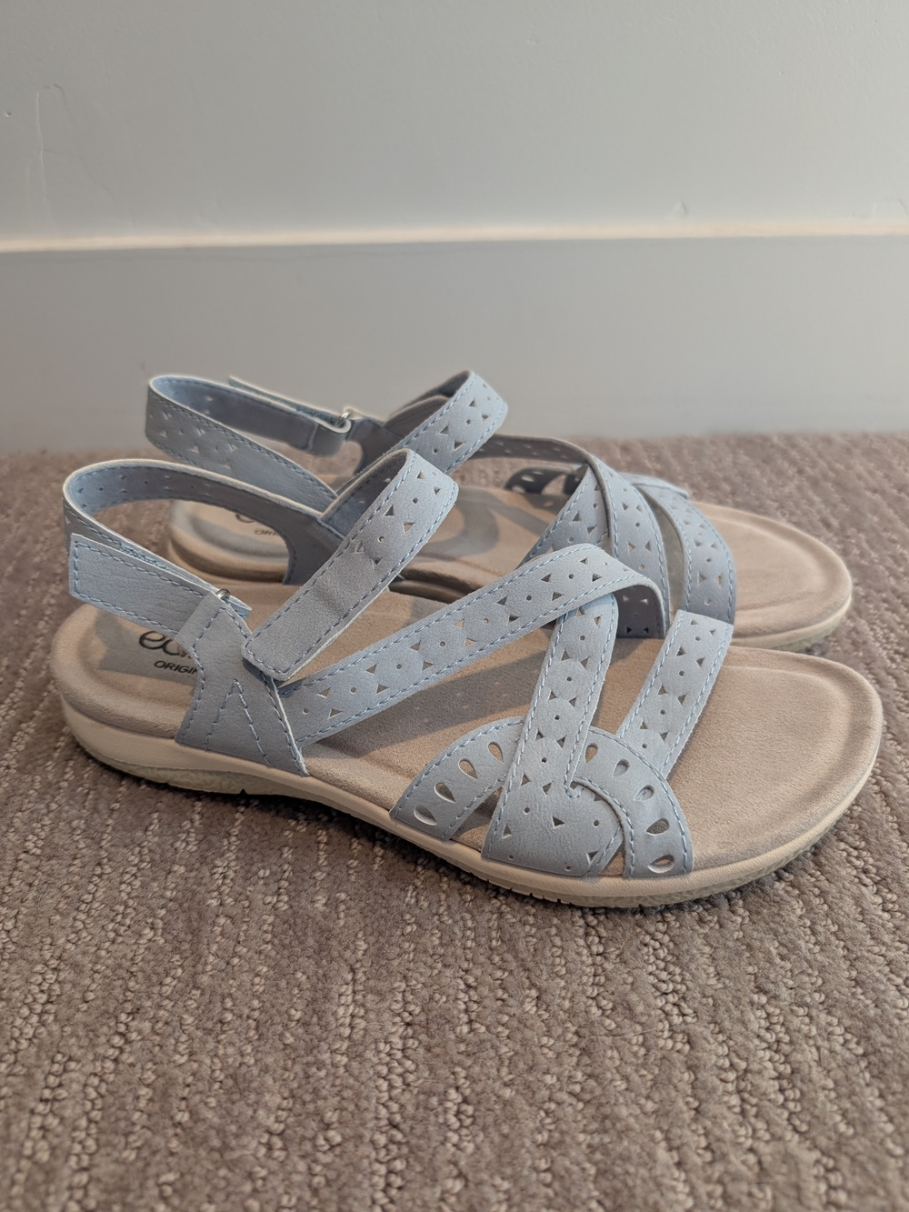 Women's Earth Origins Seravi3 Sandal (etSERAVI3) - Light Blue